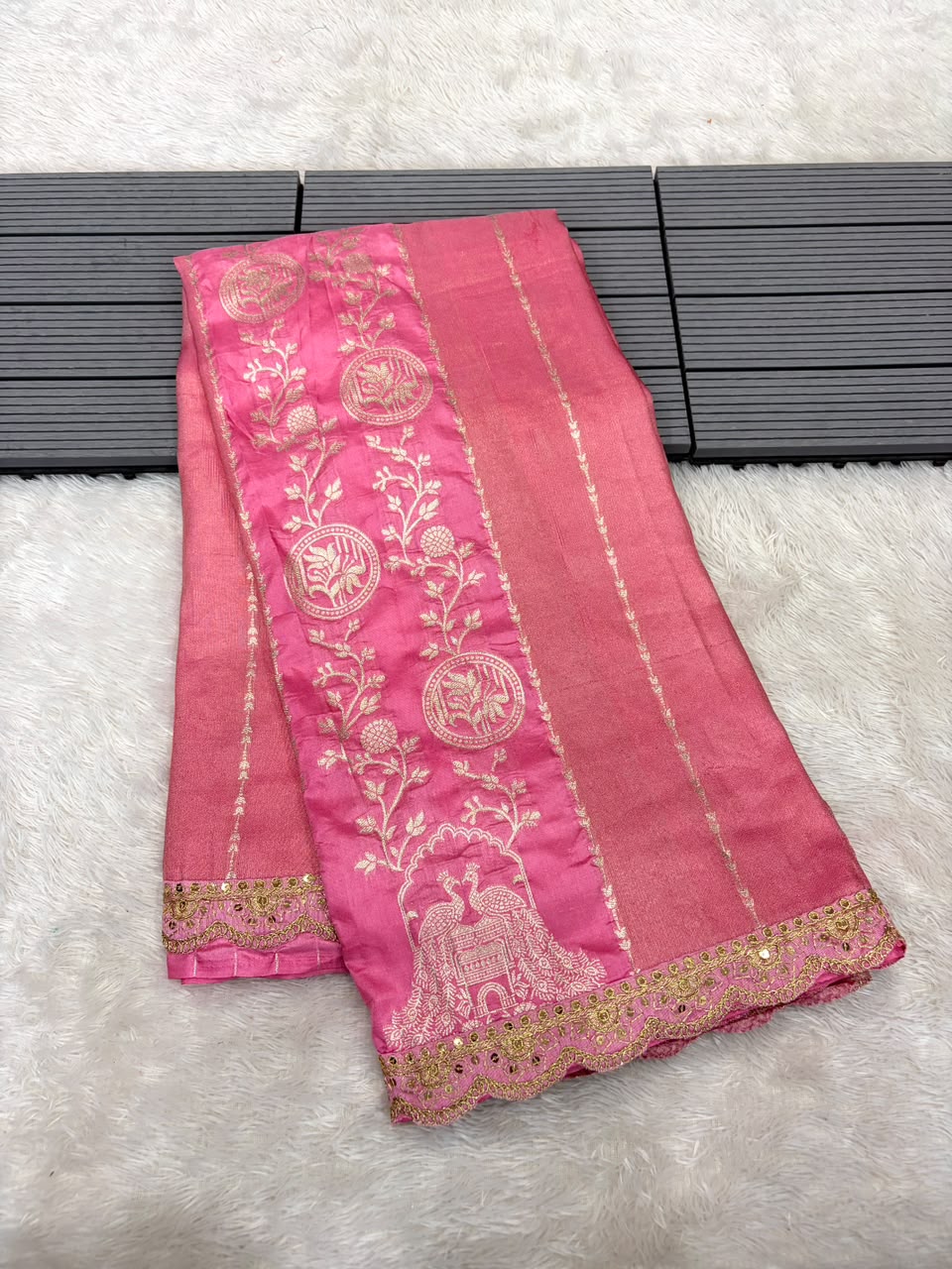 Traditional paithani silk saree