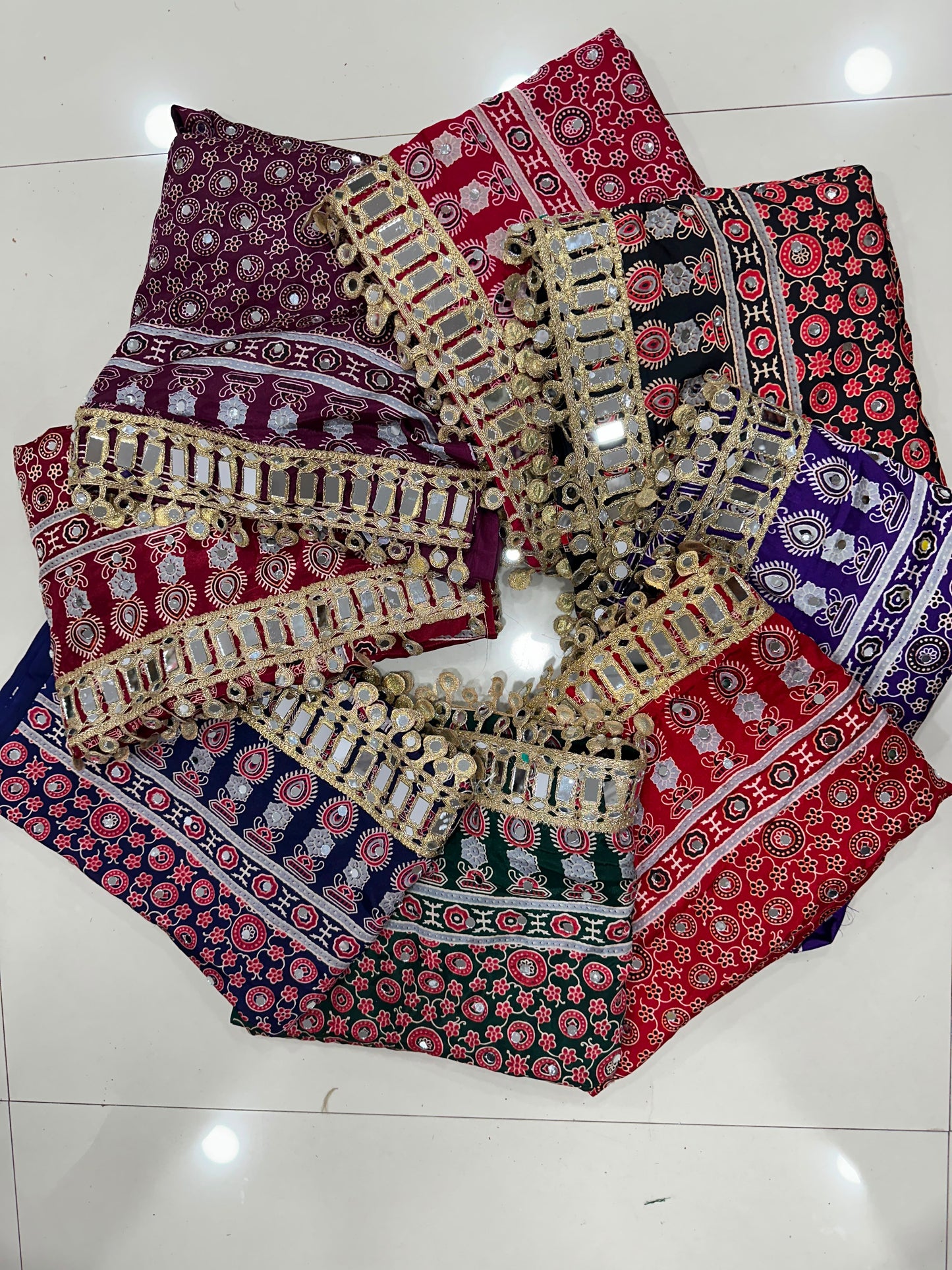 Pure Ajrakh satin viscose  saree