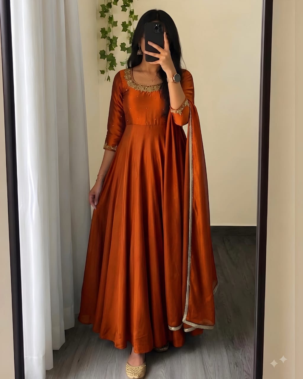 Premium Anarkali  with duppata