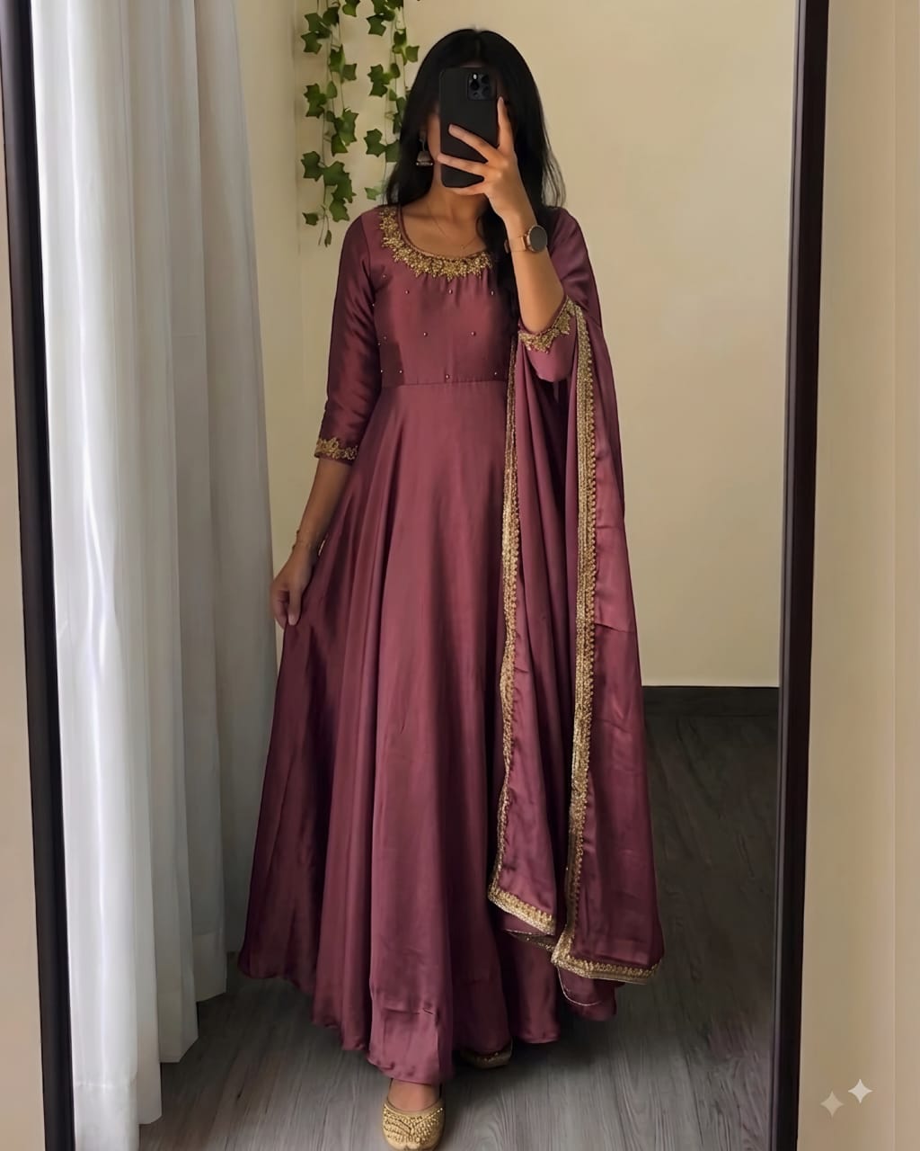 Premium Anarkali  with duppata
