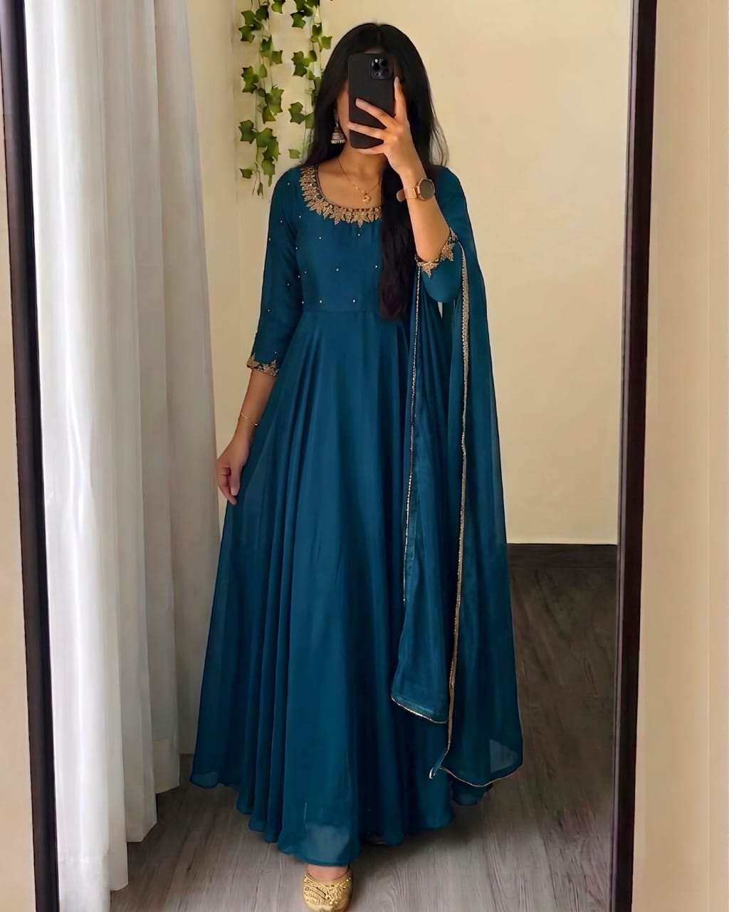 Premium Anarkali  with duppata