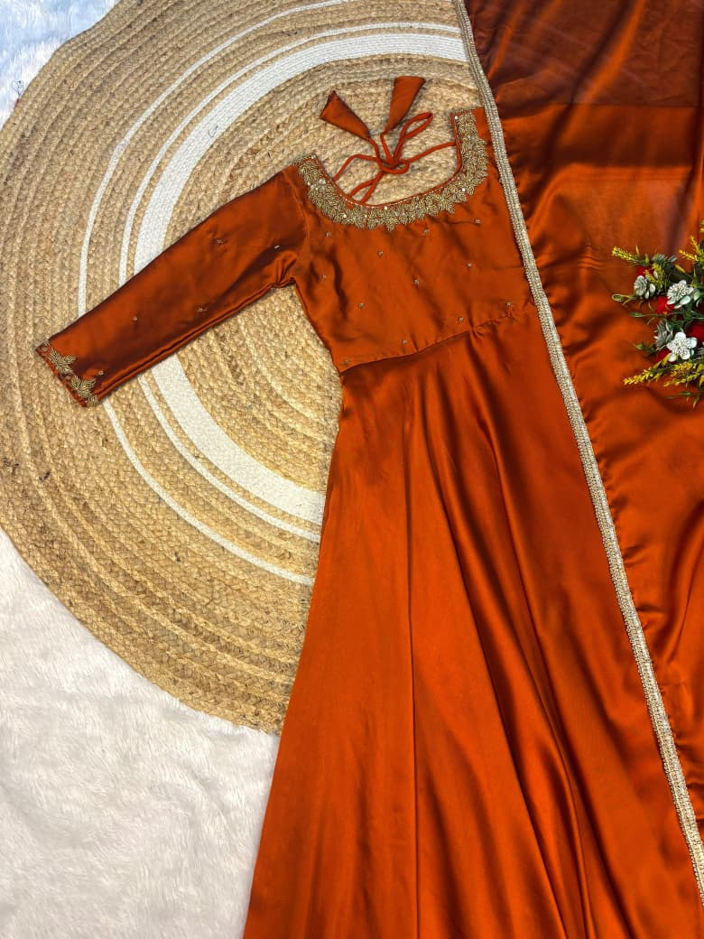 Premium Anarkali  with duppata