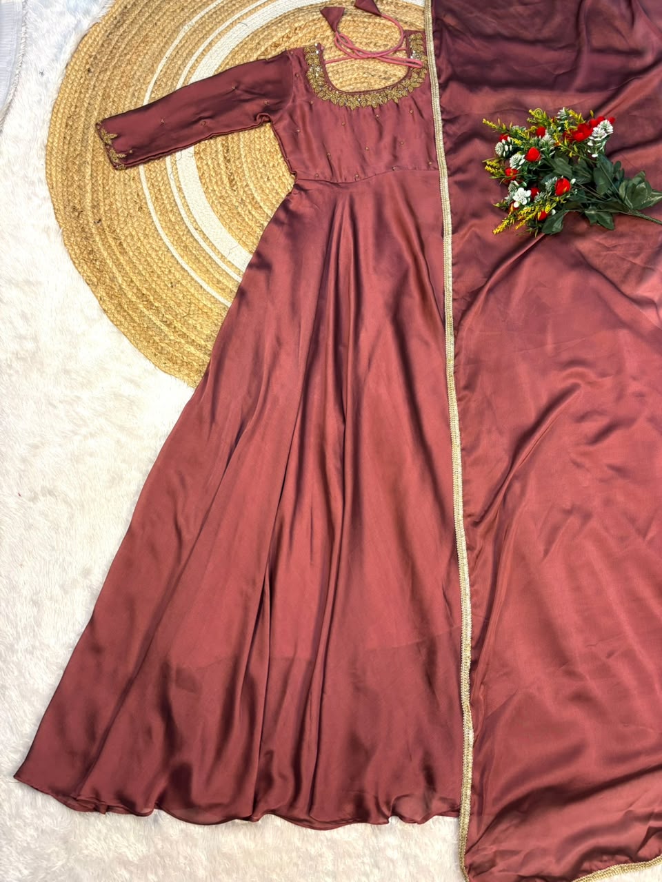 Premium Anarkali  with duppata