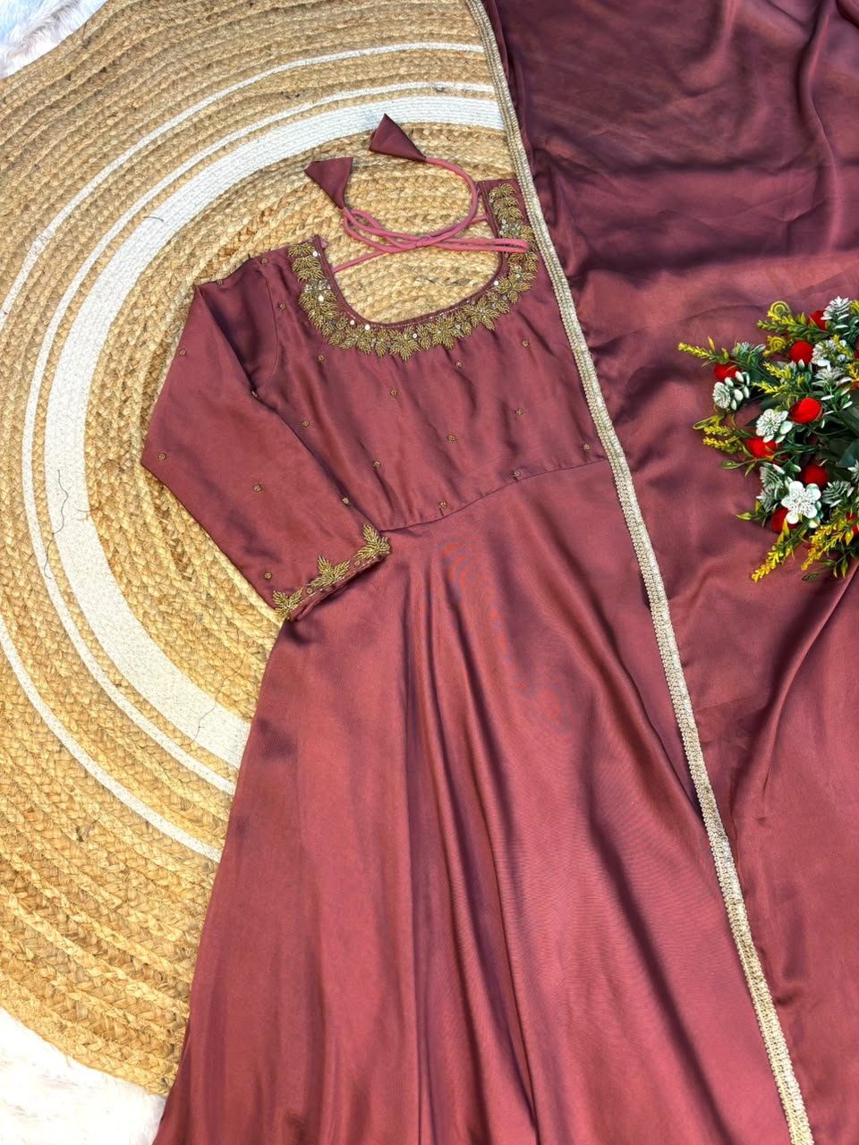 Premium Anarkali  with duppata
