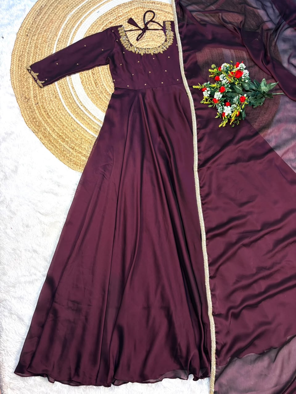 Premium Anarkali  with duppata