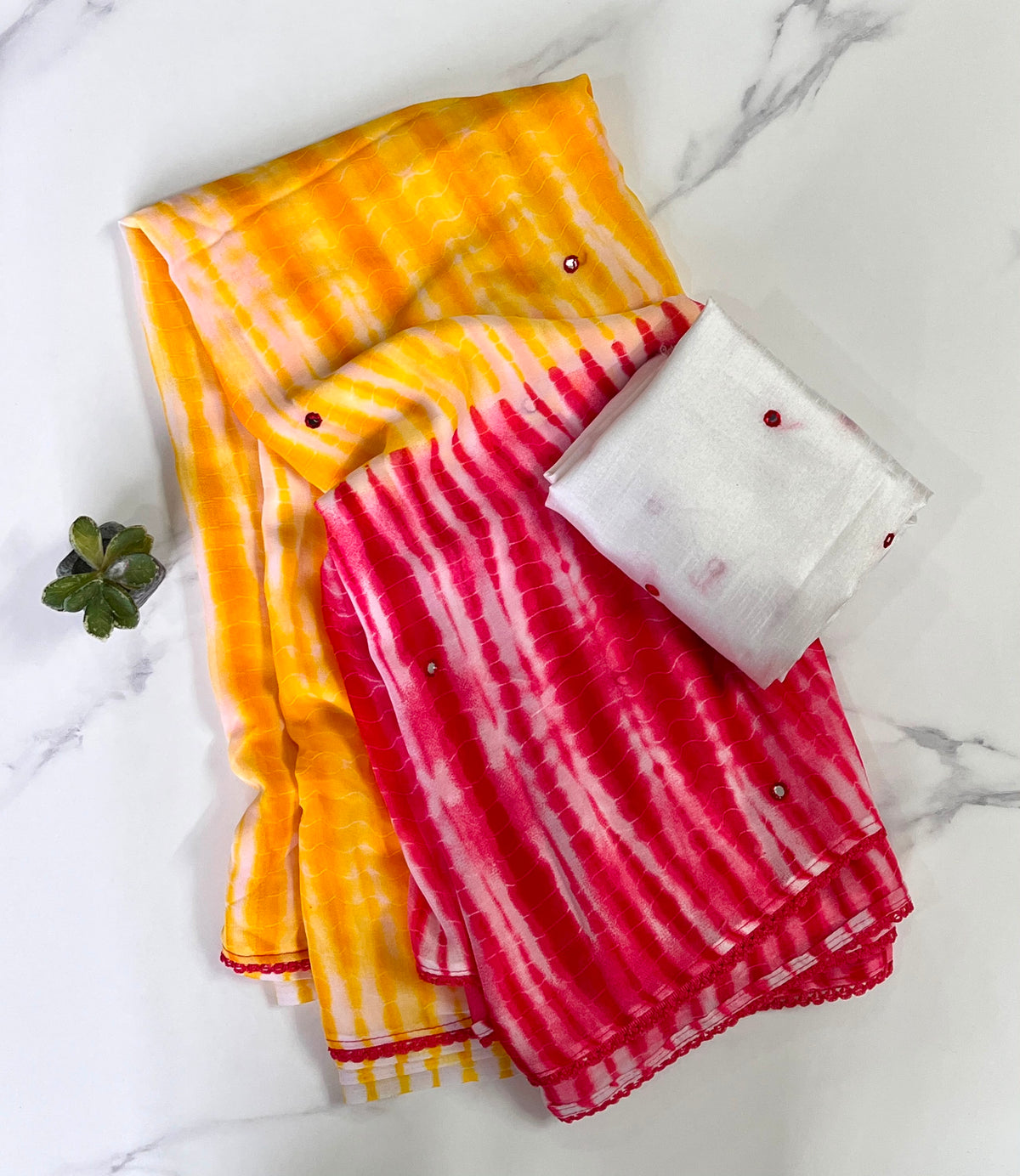 Printed georgette saree