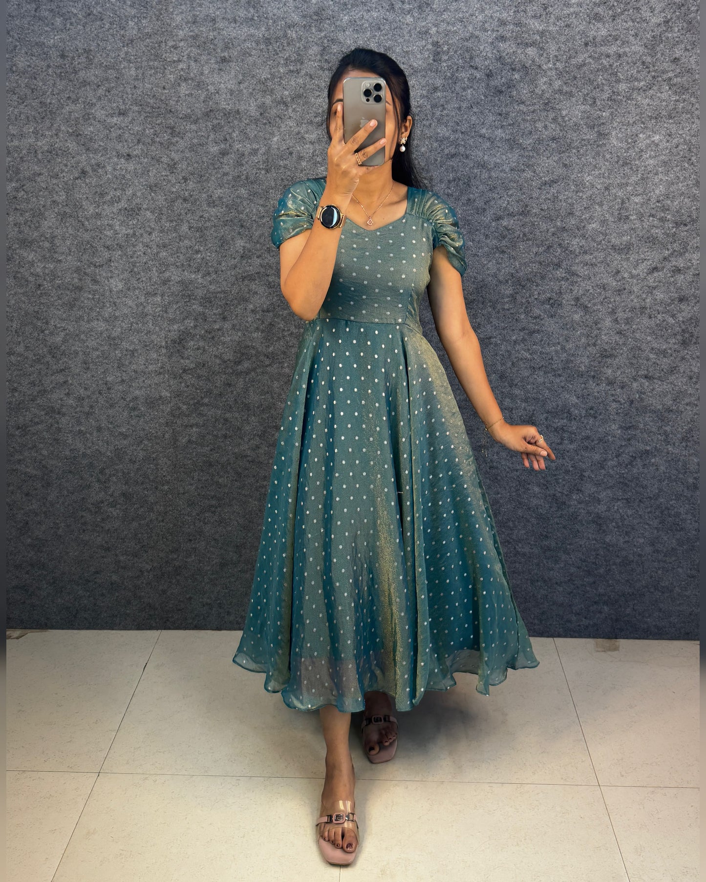Party wear maxi frock