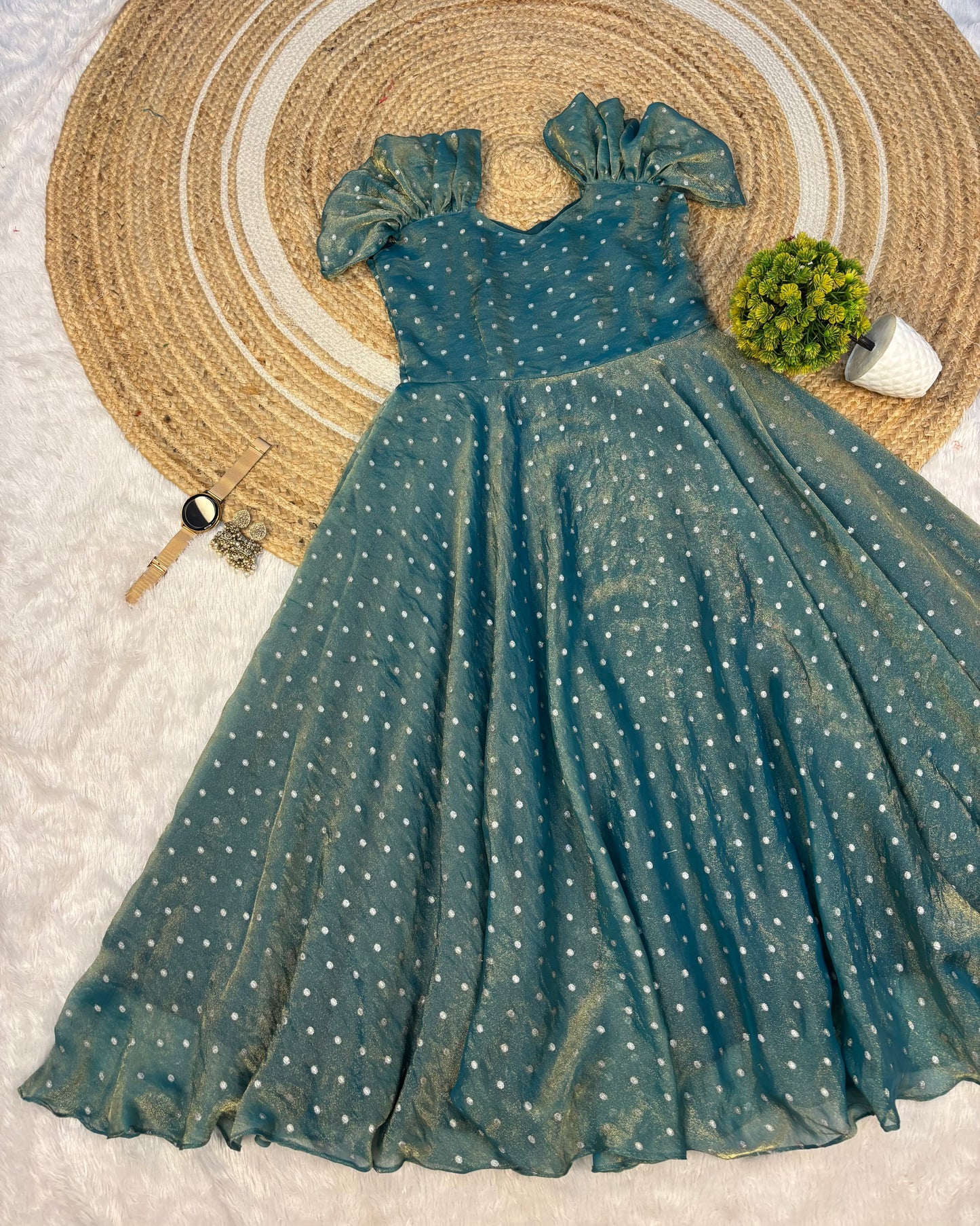 Party wear maxi frock