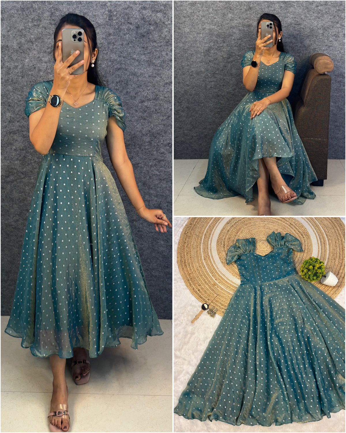 Party wear maxi frock