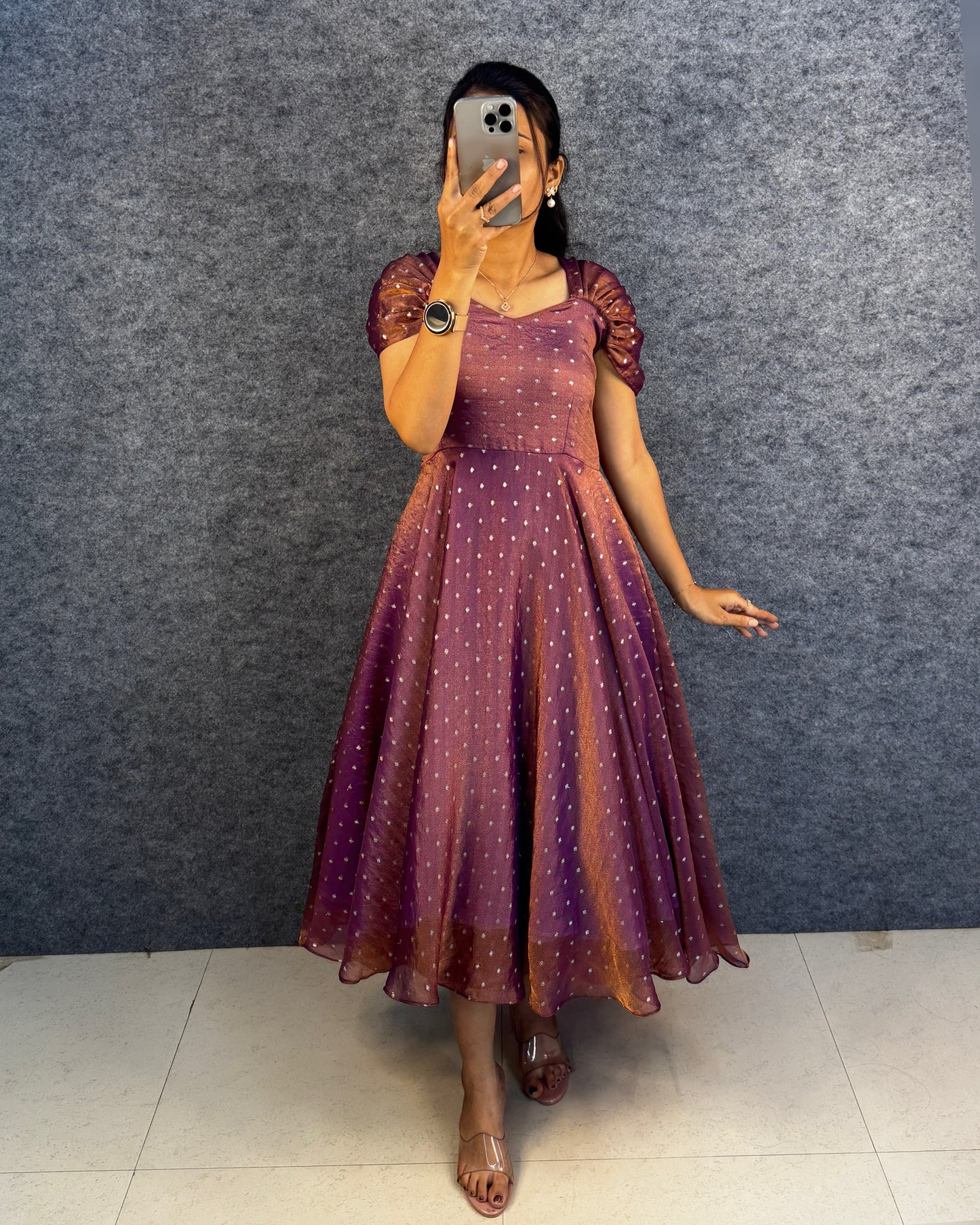 Party wear maxi frock