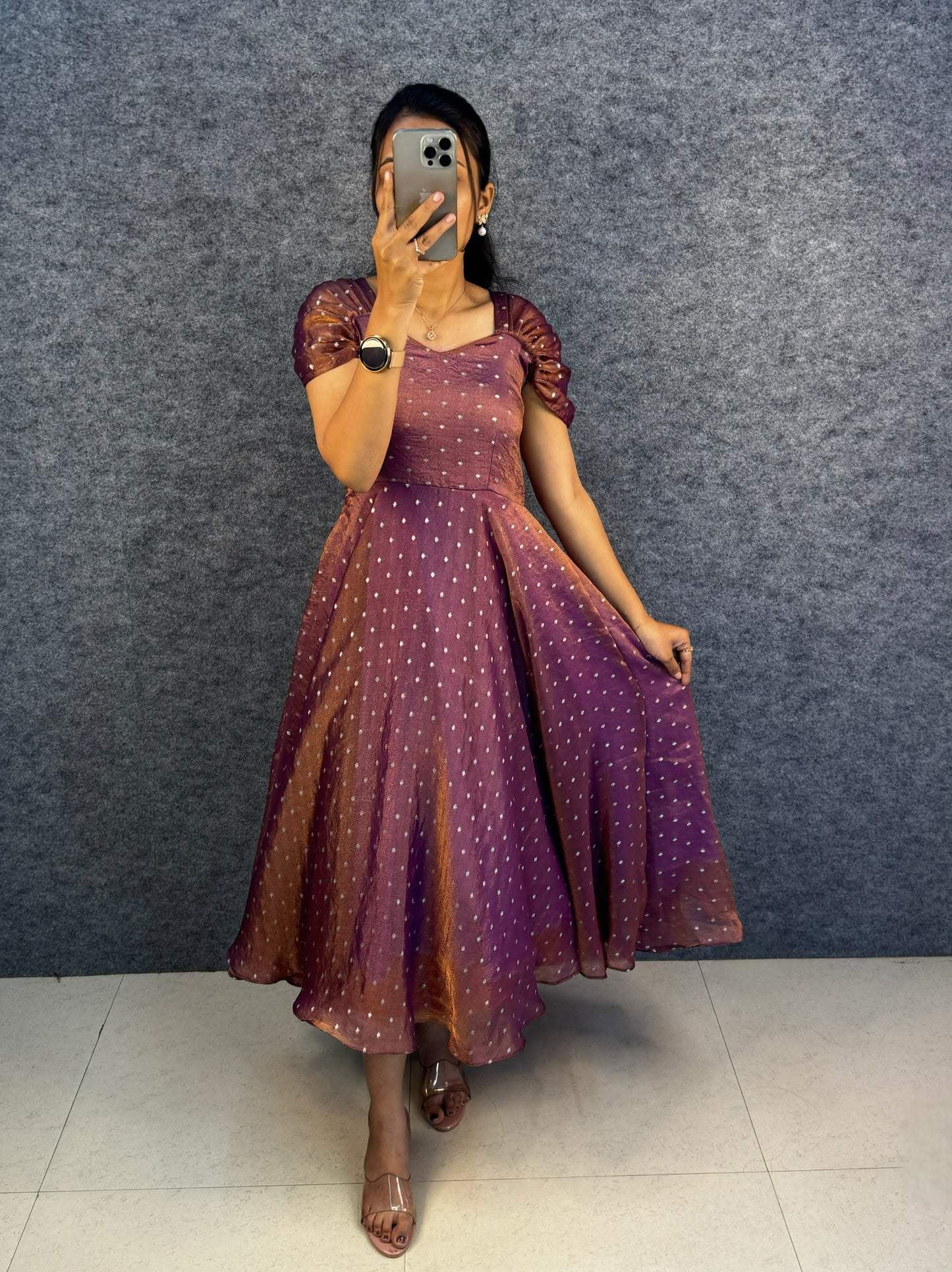 Party wear maxi frock