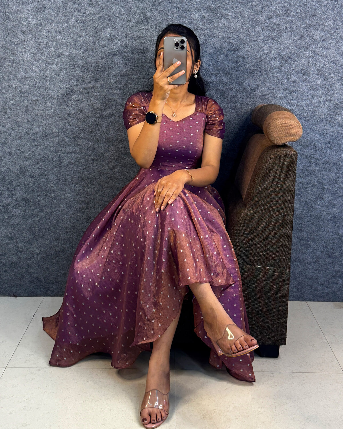Party wear maxi frock