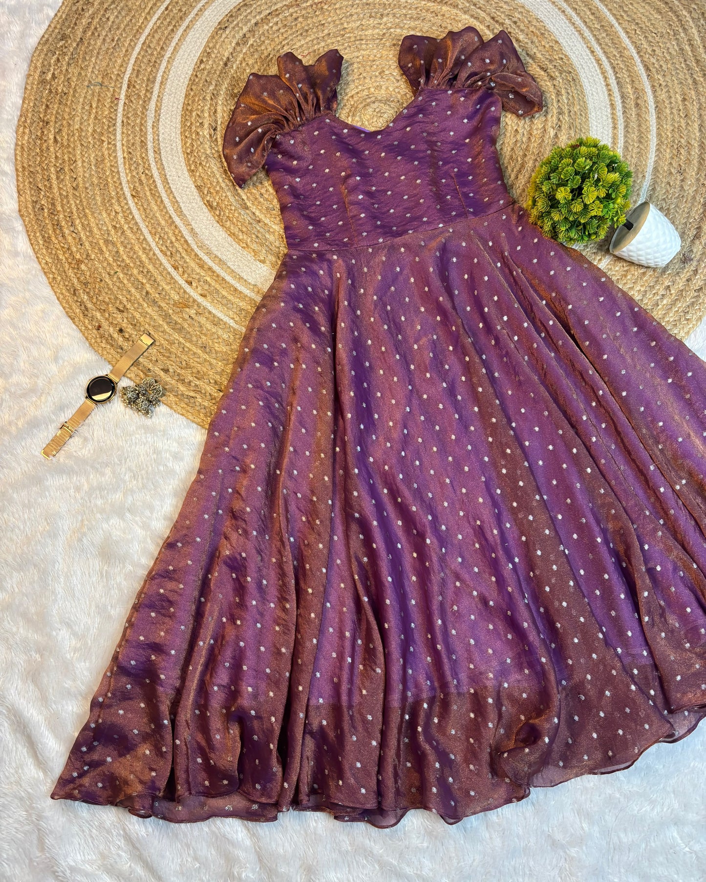 Party wear maxi frock