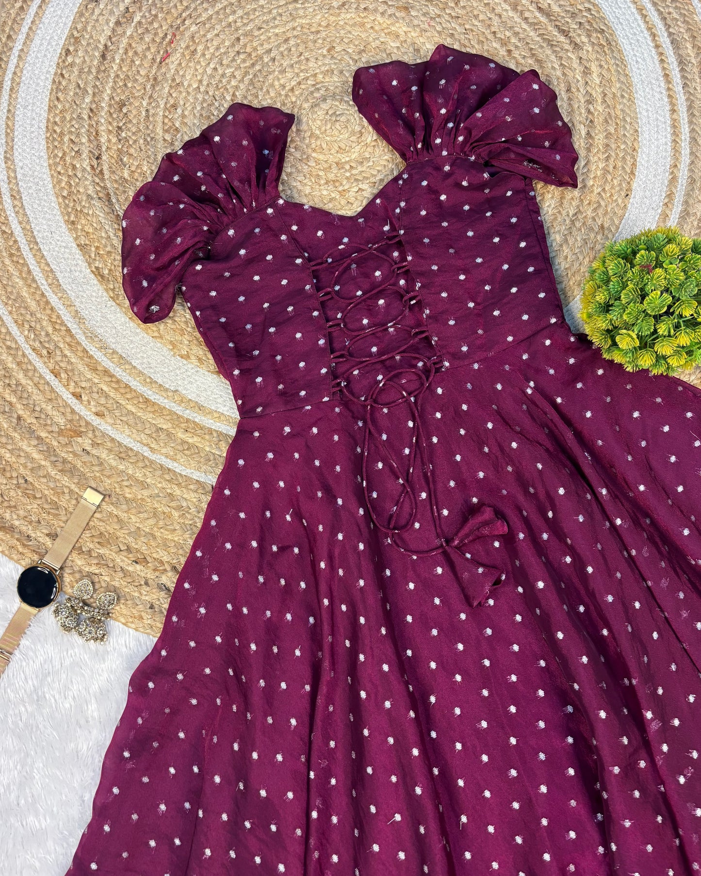 Party wear maxi frock