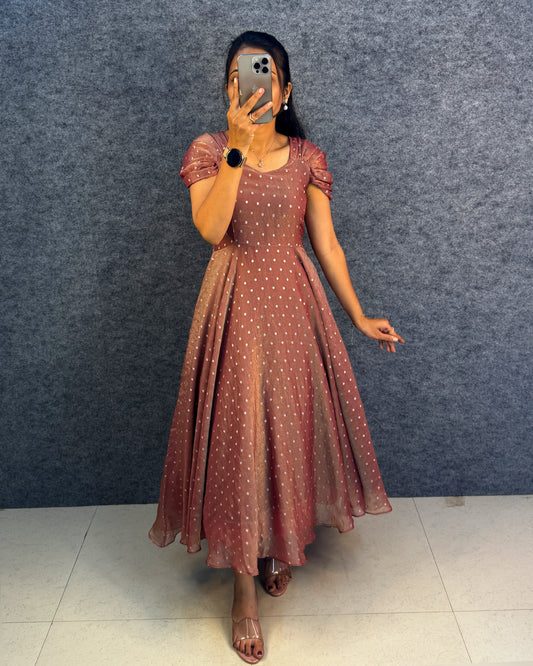 Party wear maxi frock