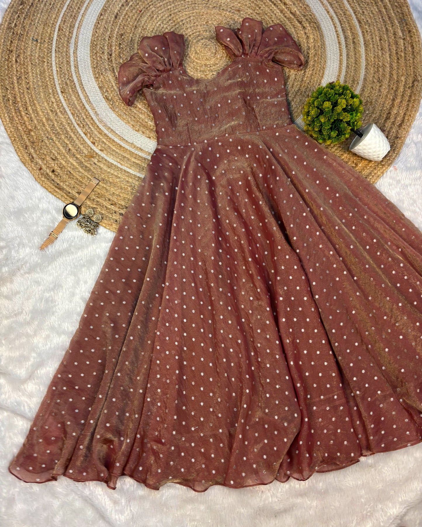 Party wear maxi frock