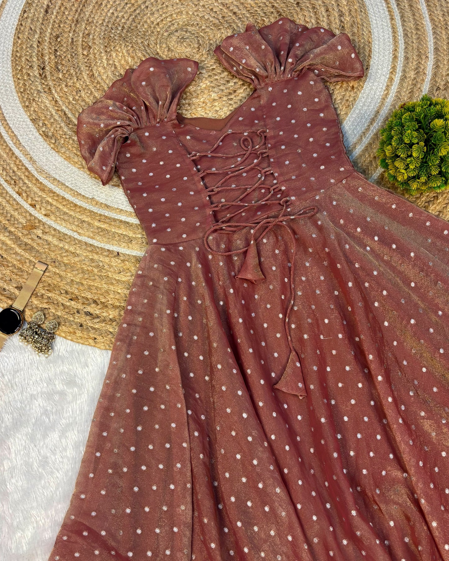 Party wear maxi frock