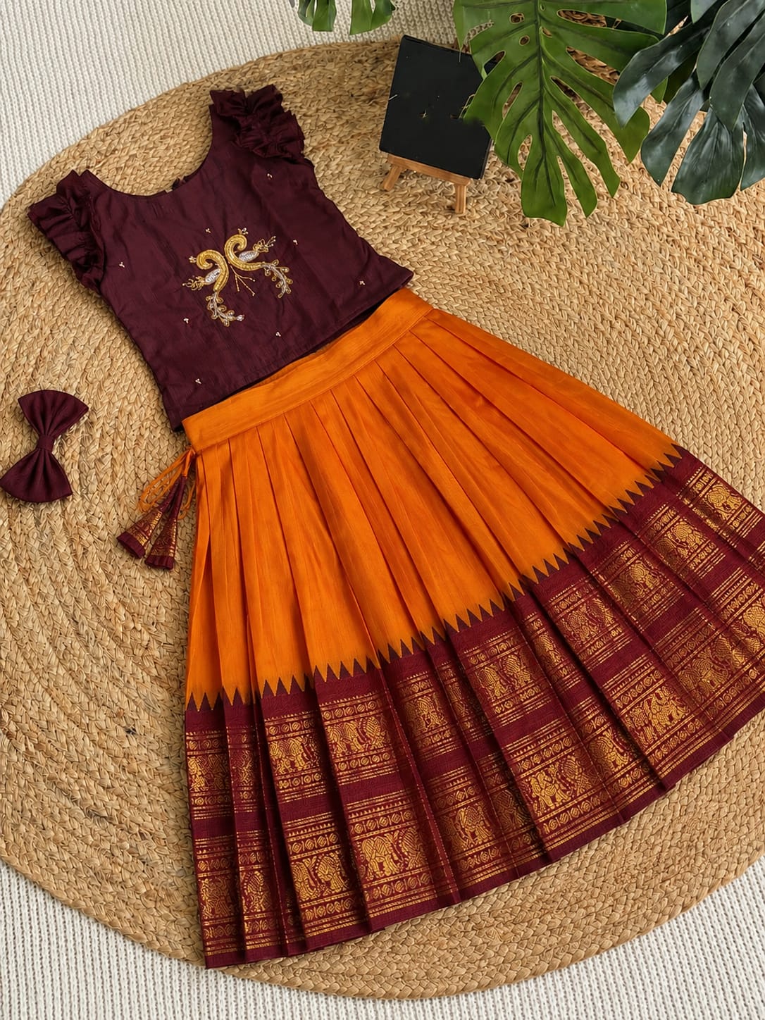 Traditional lehanga with blouse