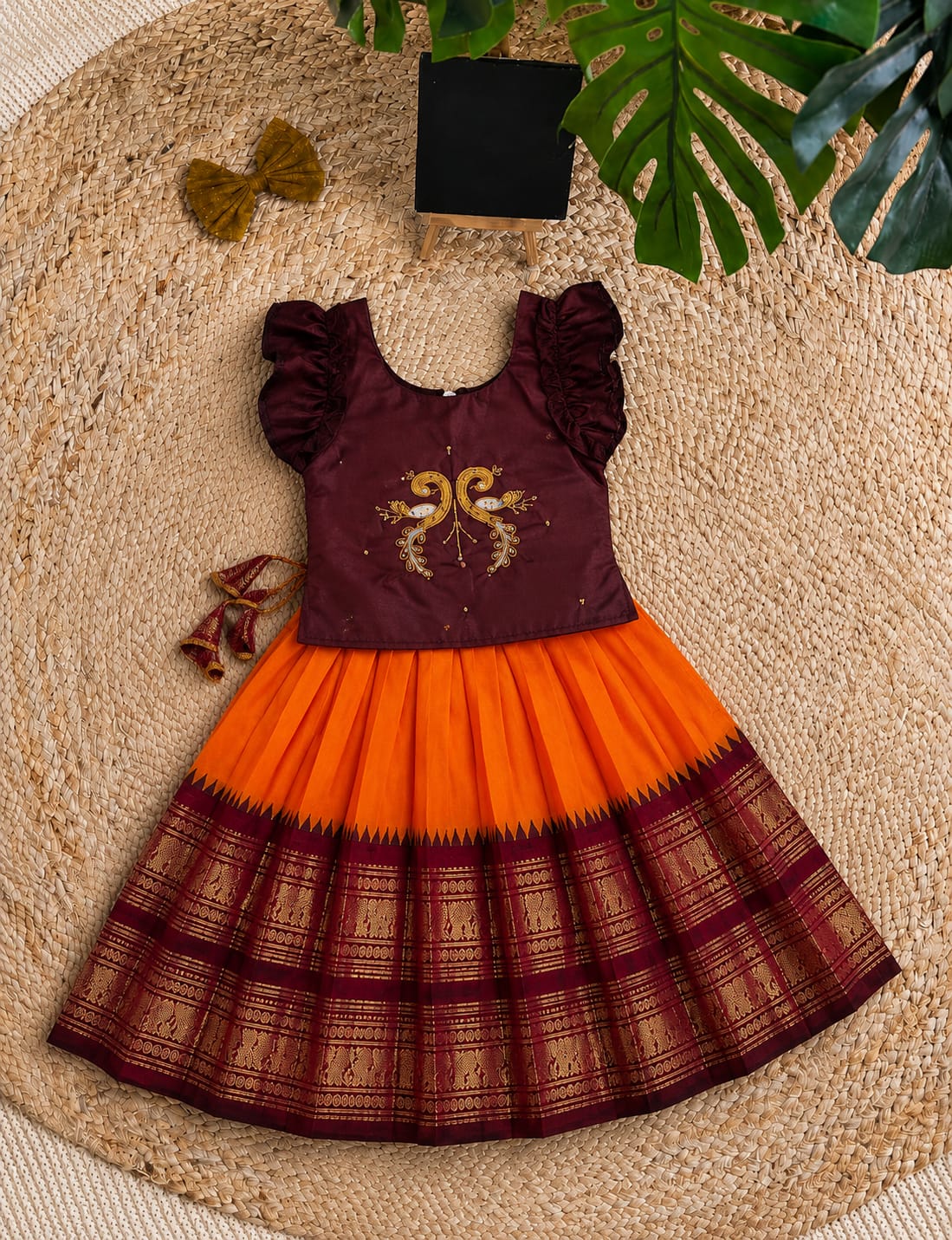 Traditional lehanga with blouse