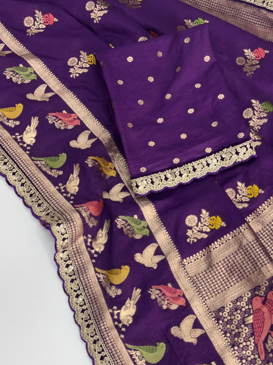 Pure naylon khadi georgette saree