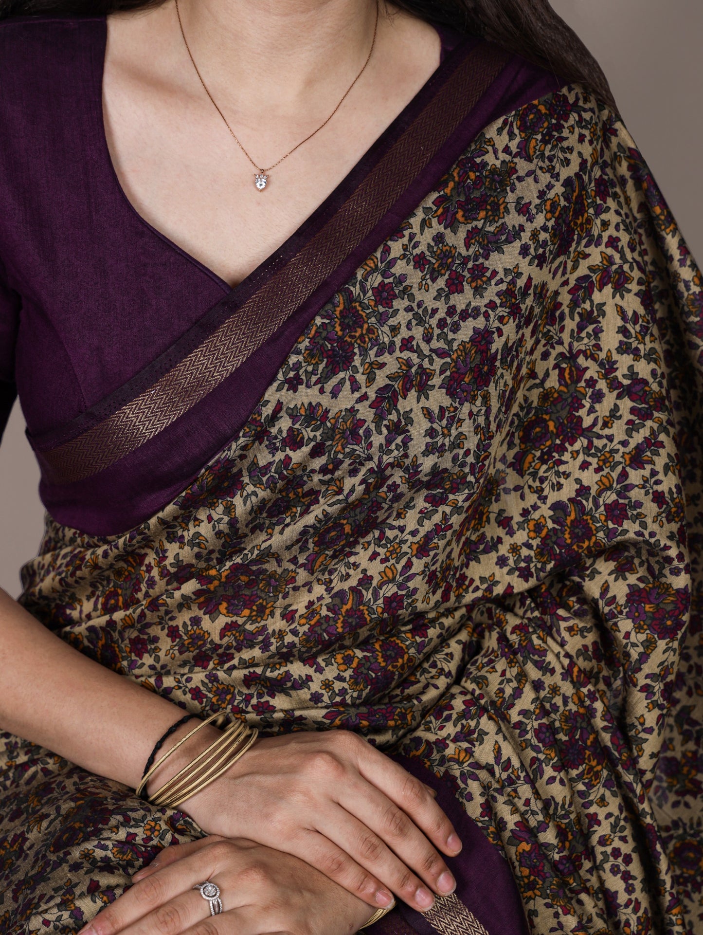 Simple and elegant saree