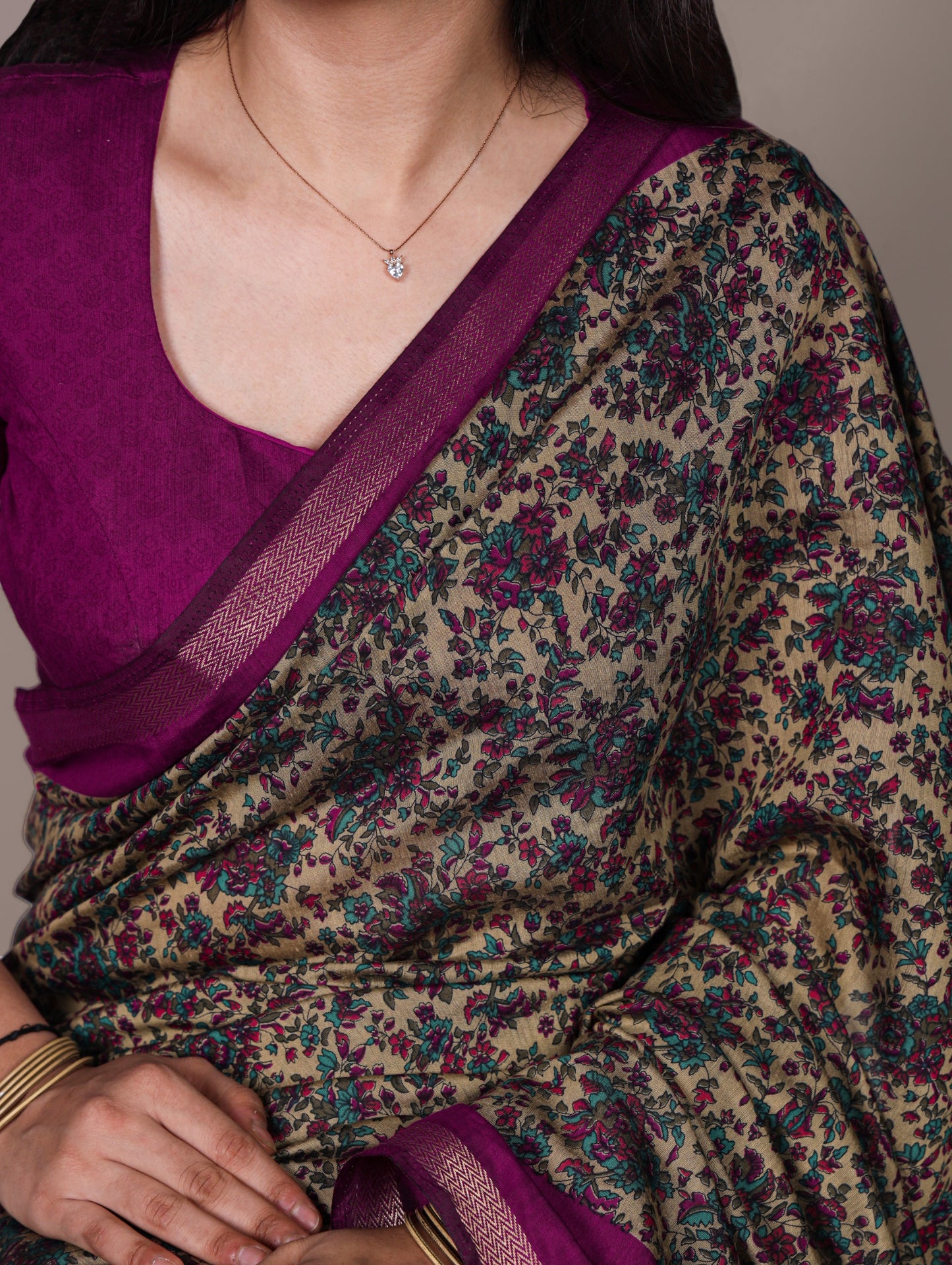 Simple and elegant saree
