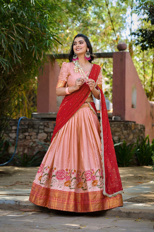 Traditional halfsaree