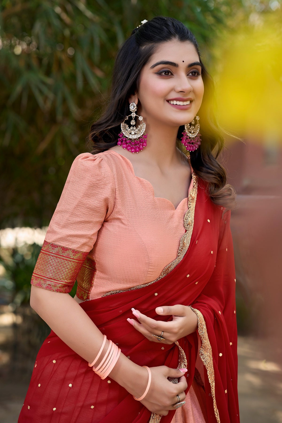 Traditional halfsaree