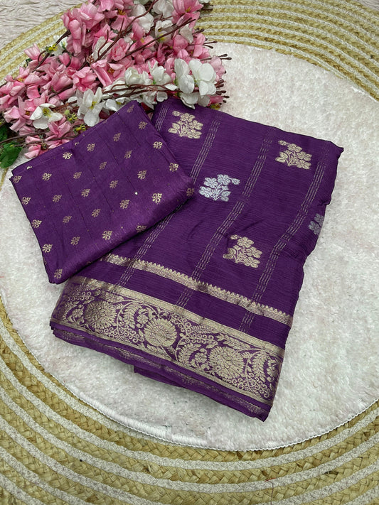 Pure soft chiffon silk saree
