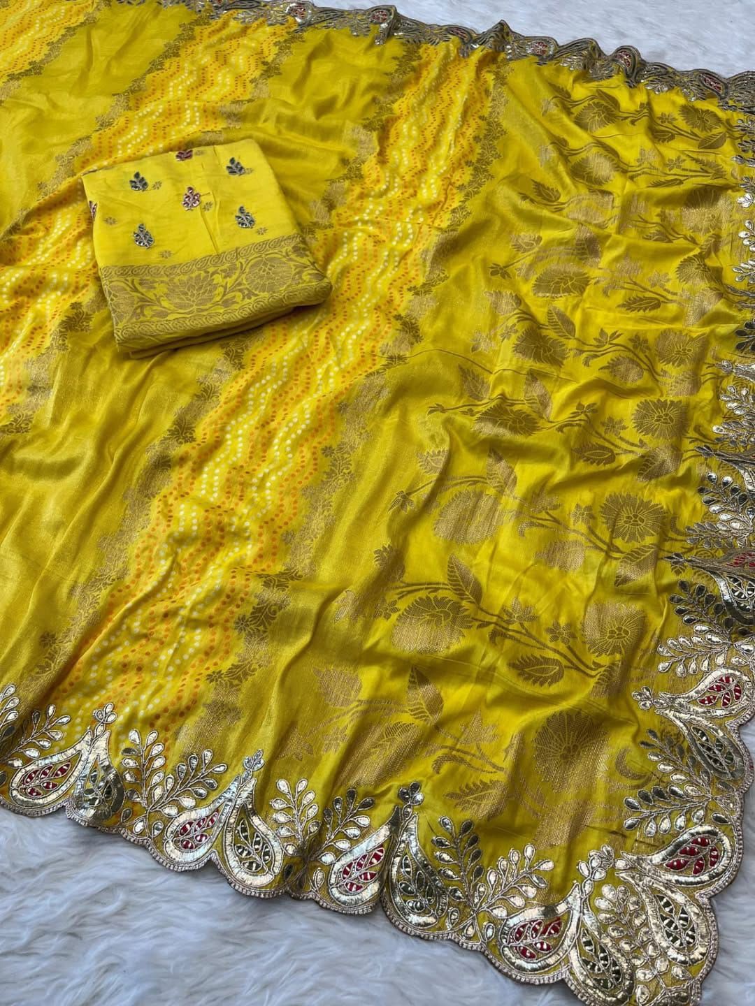 Traditional Russian silk saree