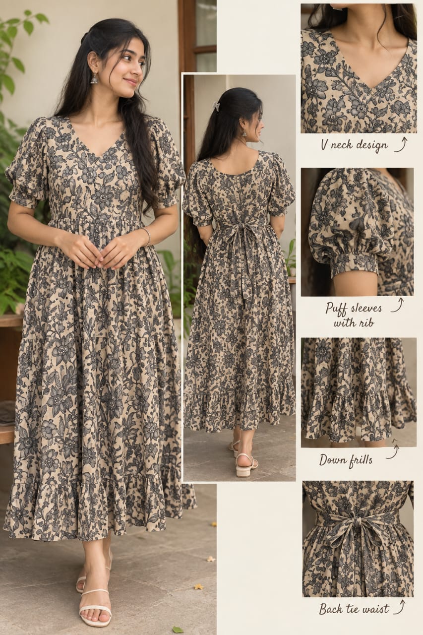 Kalamkari cotton frocks