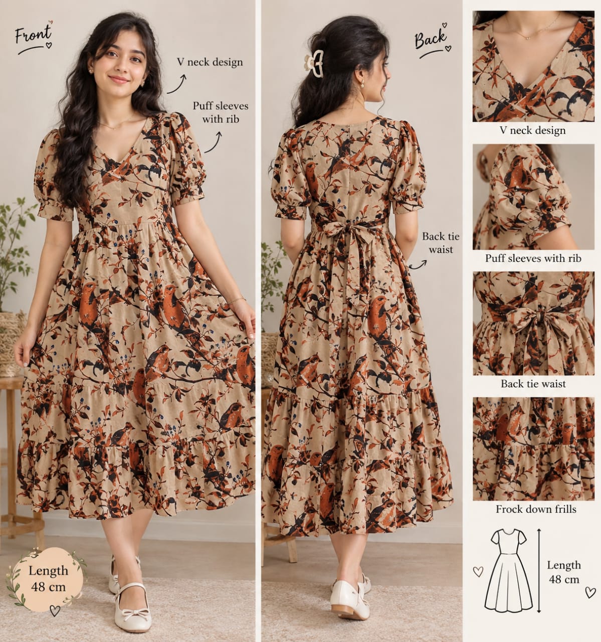 Kalamkari cotton frocks
