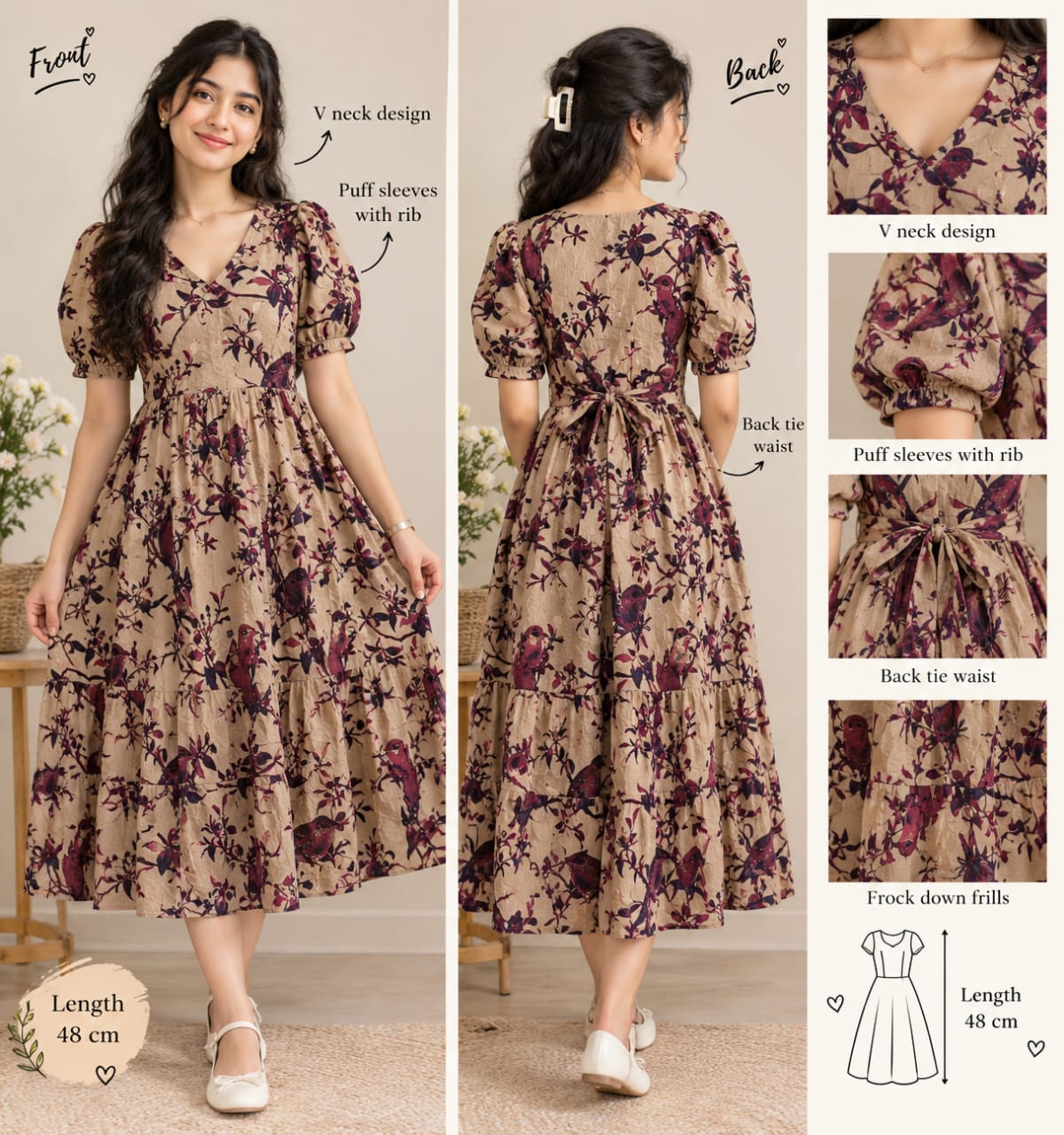 Kalamkari cotton frocks
