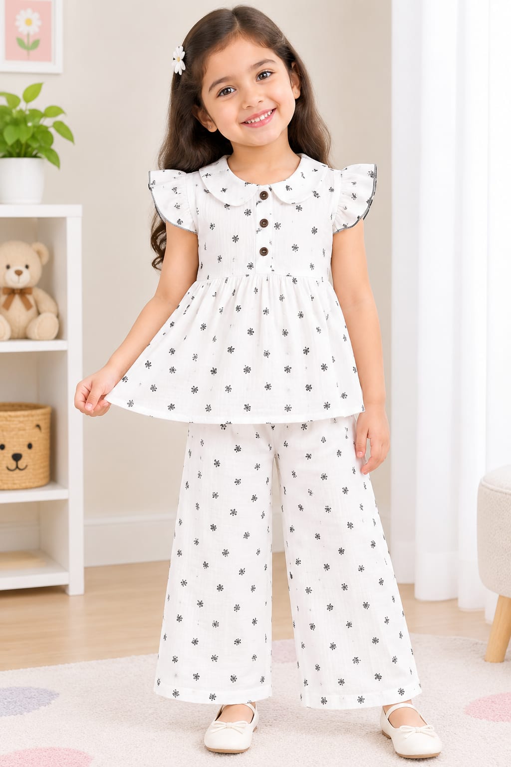 Muslin peplum sets inventory