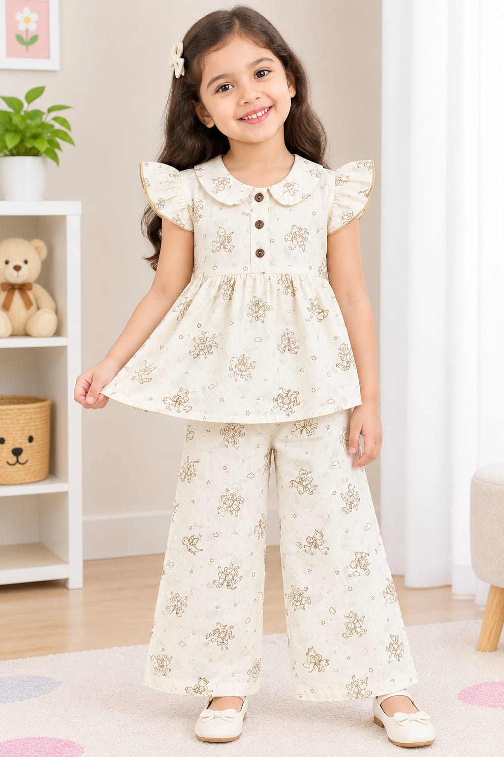 Muslin peplum sets inventory