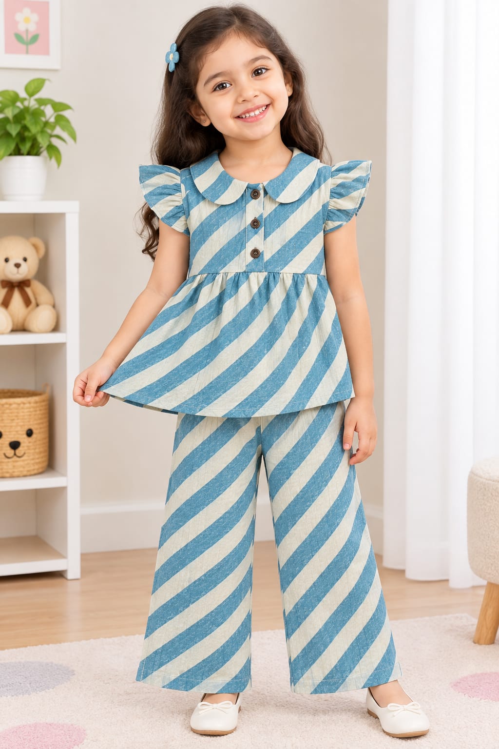 Muslin peplum sets inventory