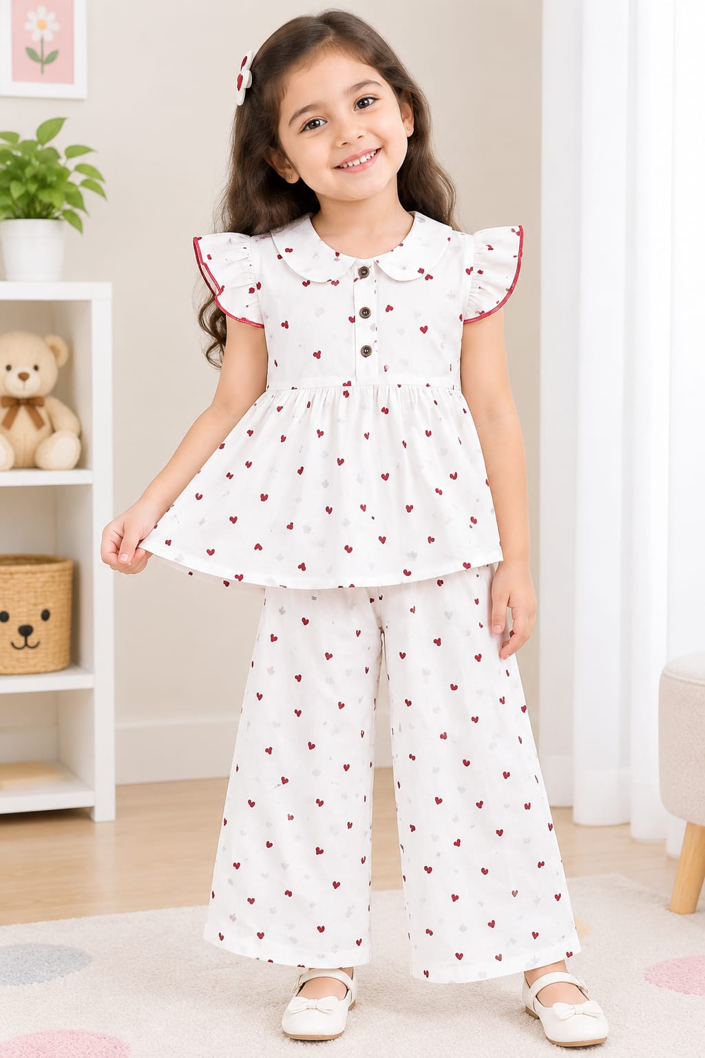 Muslin peplum sets inventory
