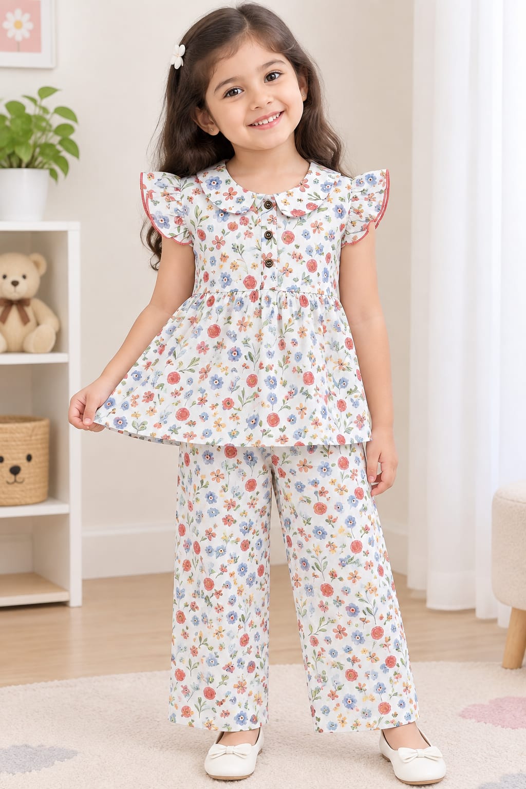 Muslin peplum sets inventory