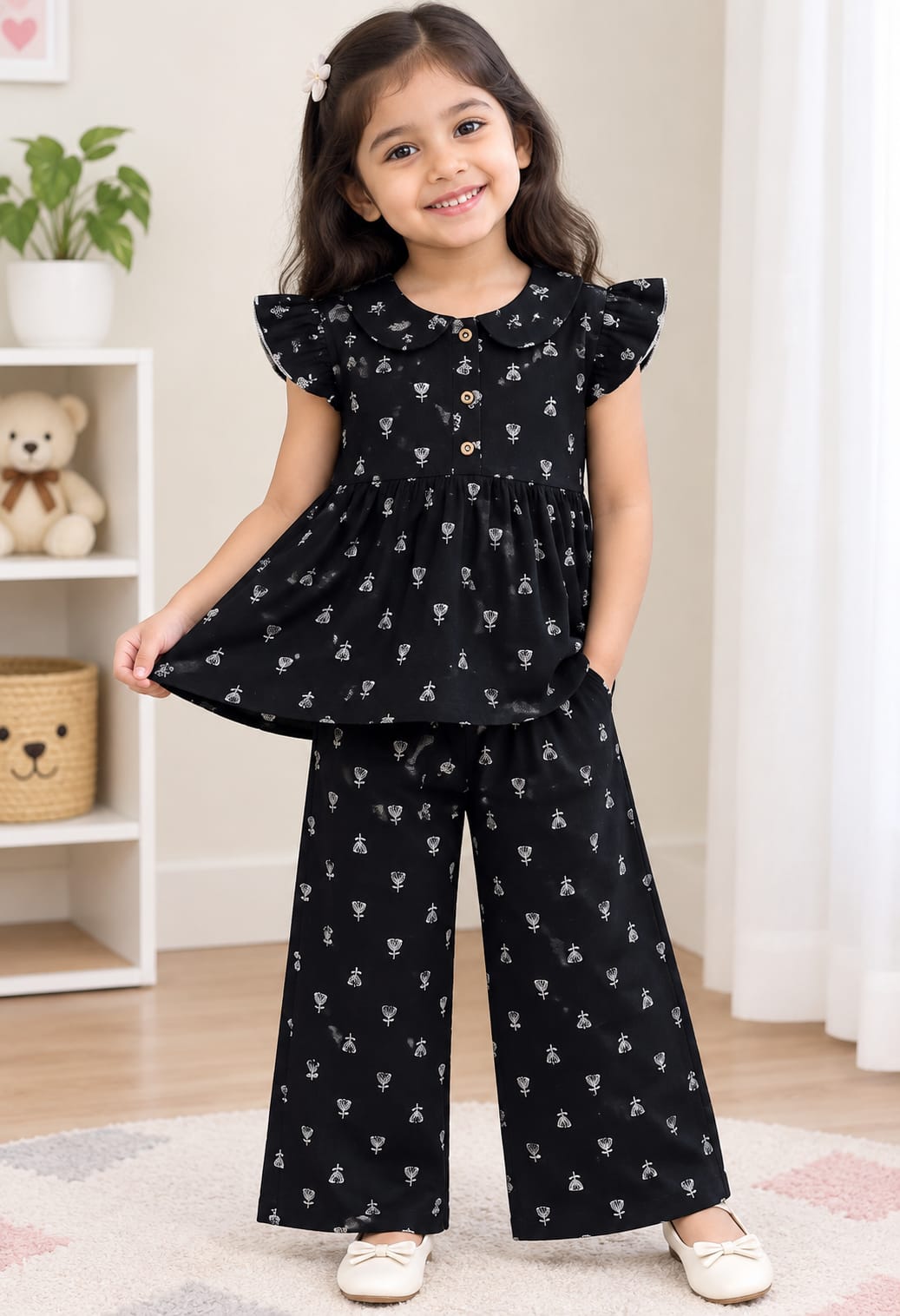 Muslin peplum sets inventory