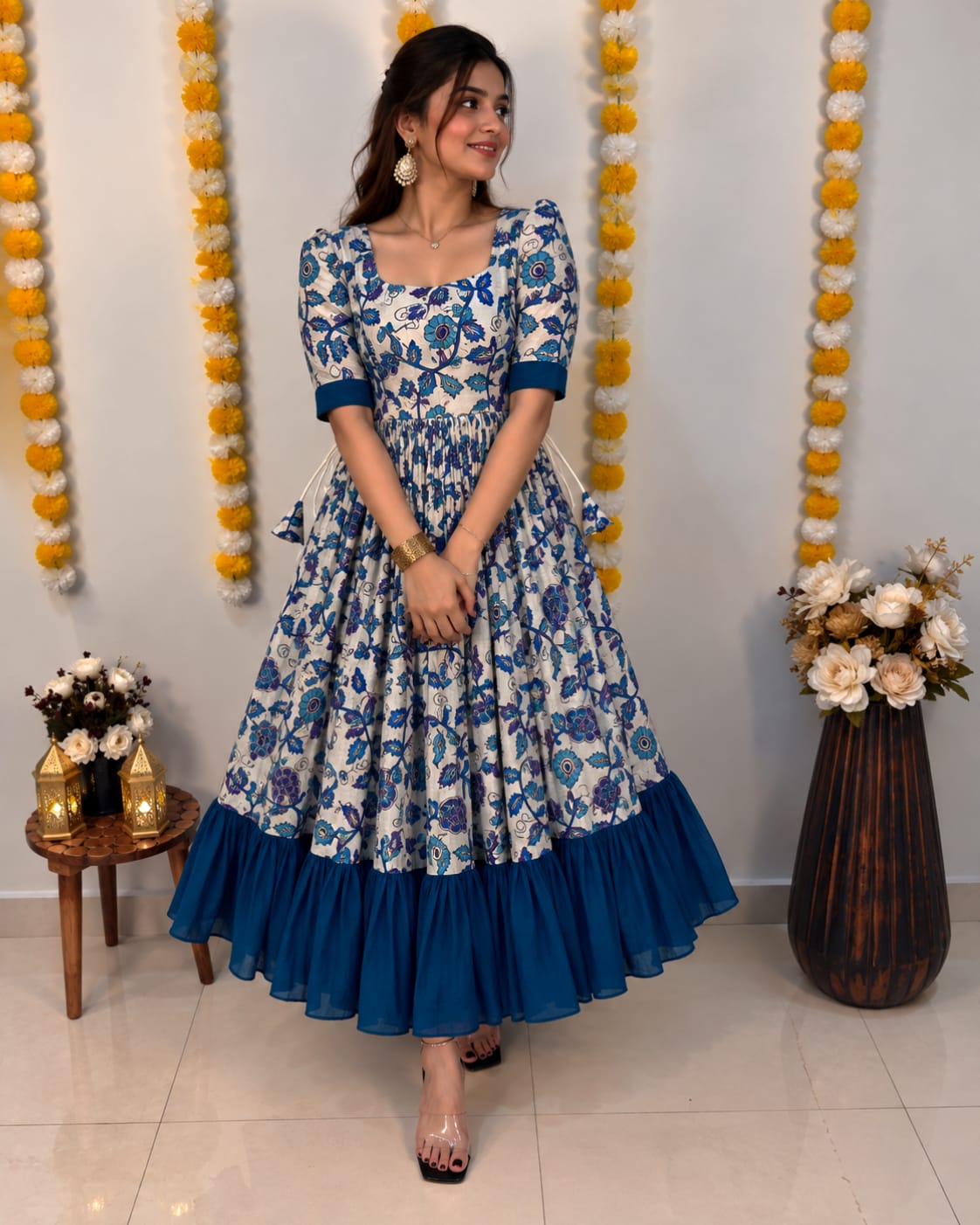 Trending kalamkari frocks