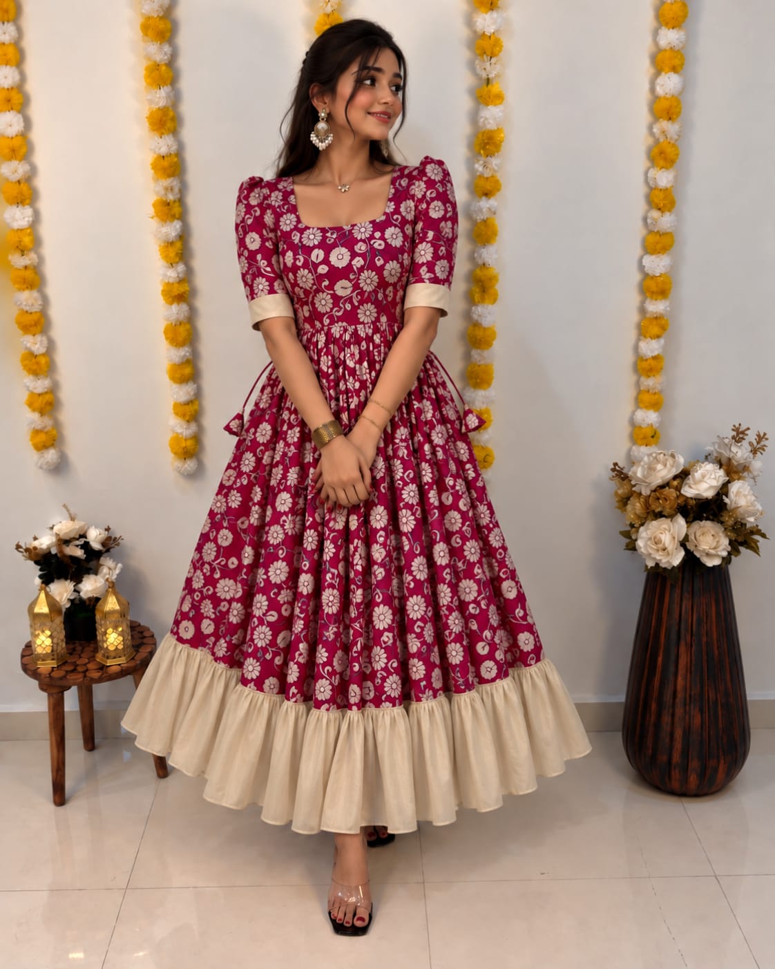 Trending kalamkari frocks