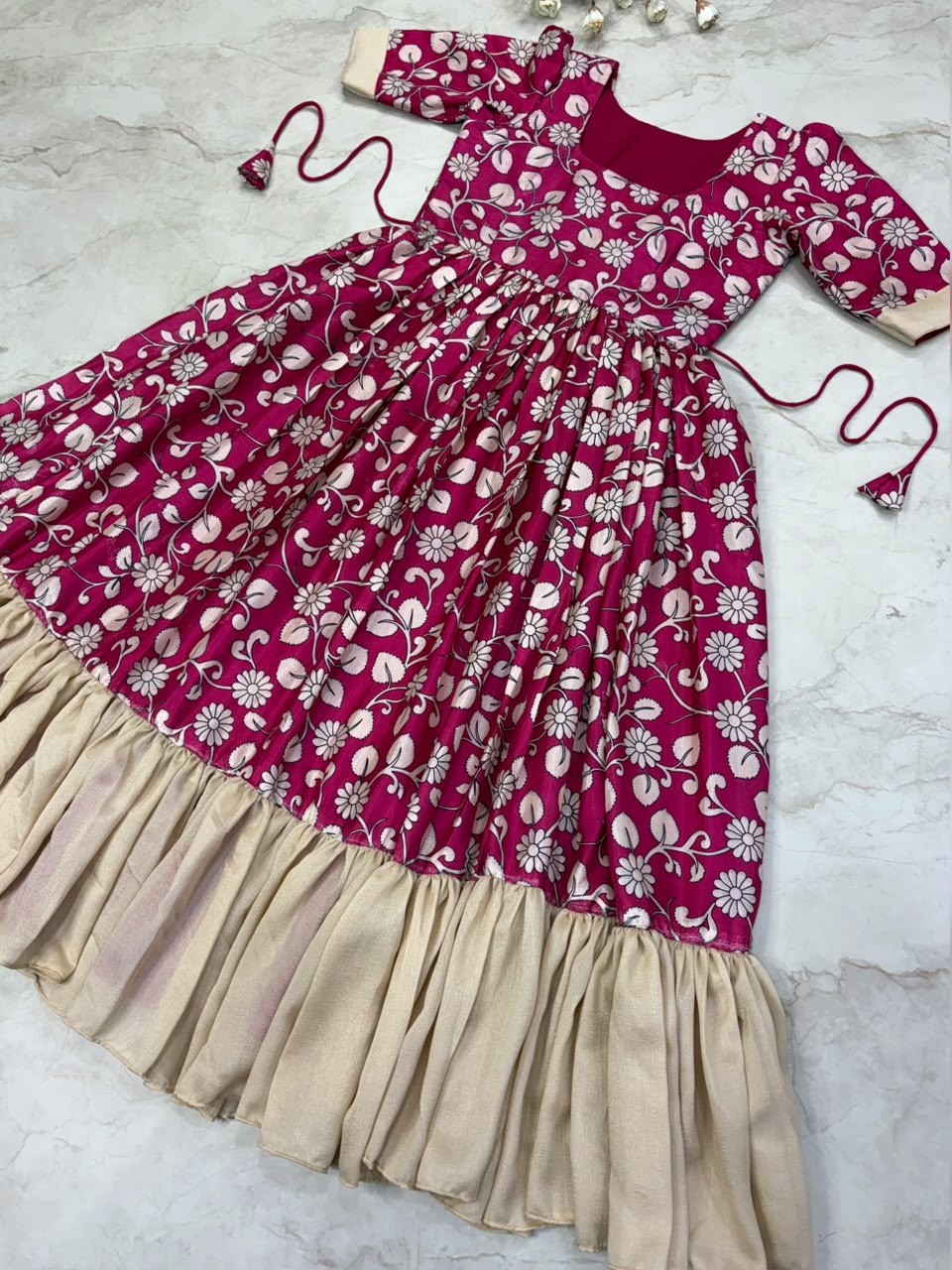 Trending kalamkari frocks