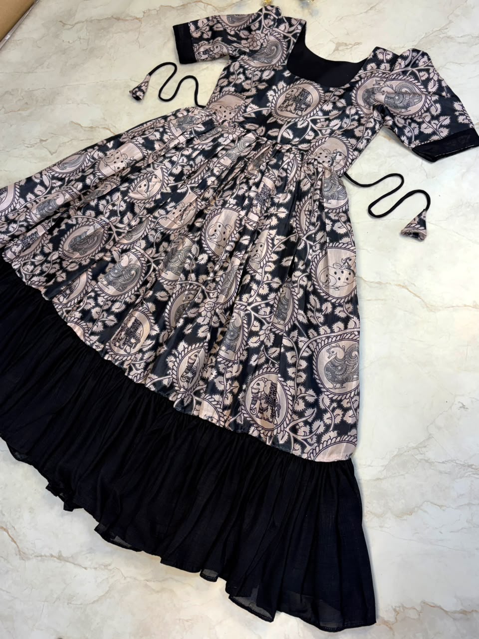 Trending kalamkari frocks