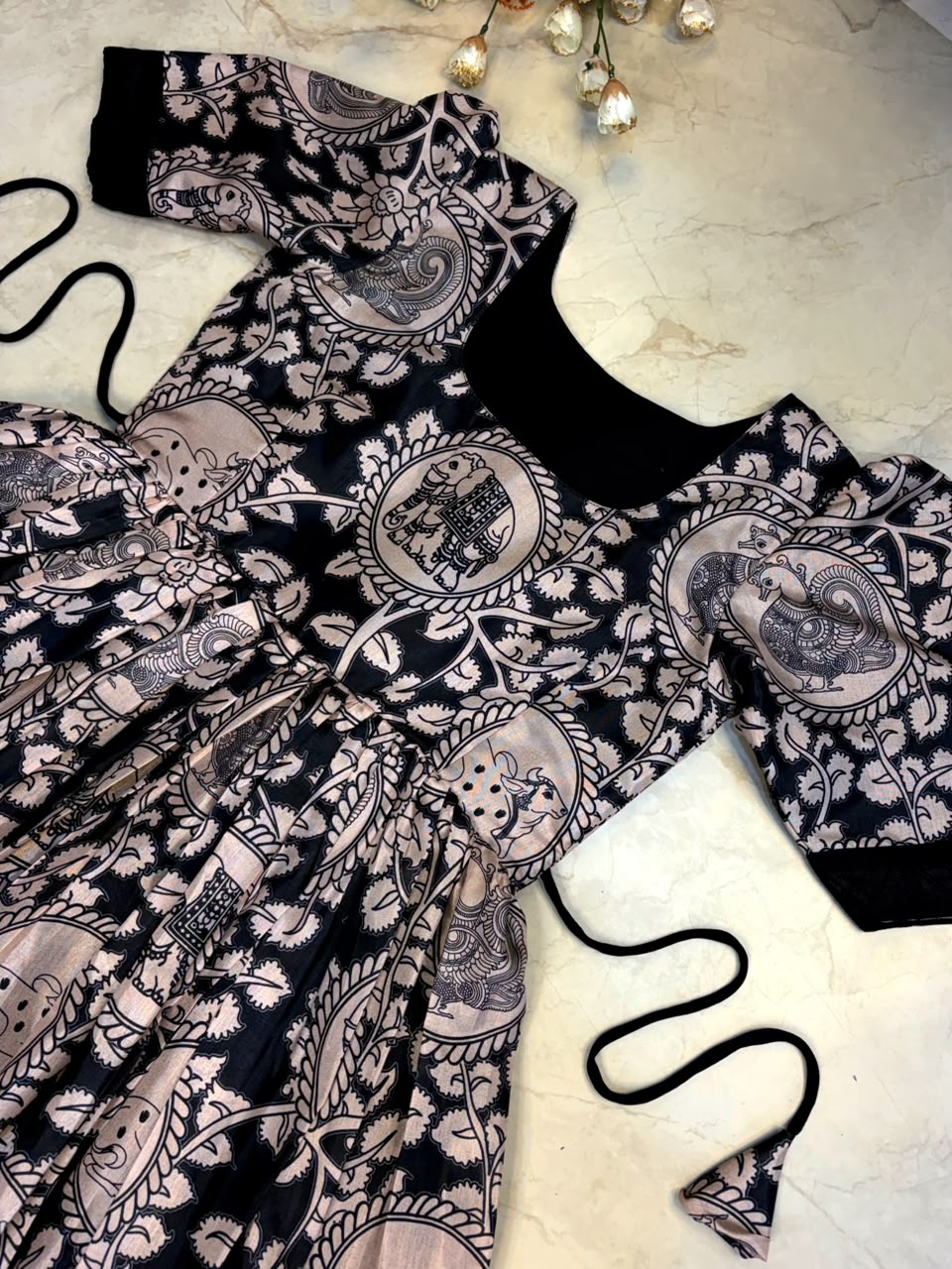 Trending kalamkari frocks