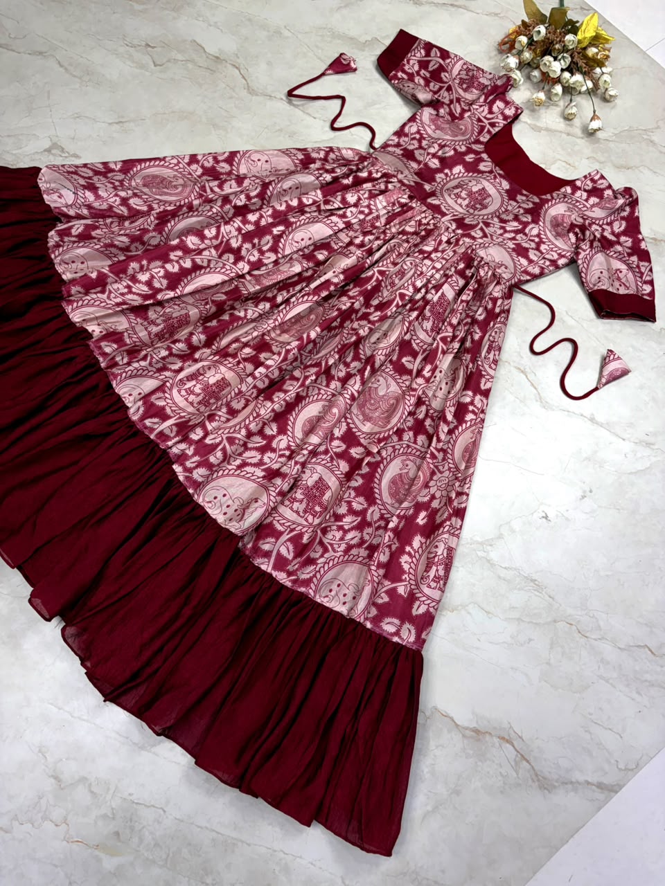 Trending kalamkari frocks
