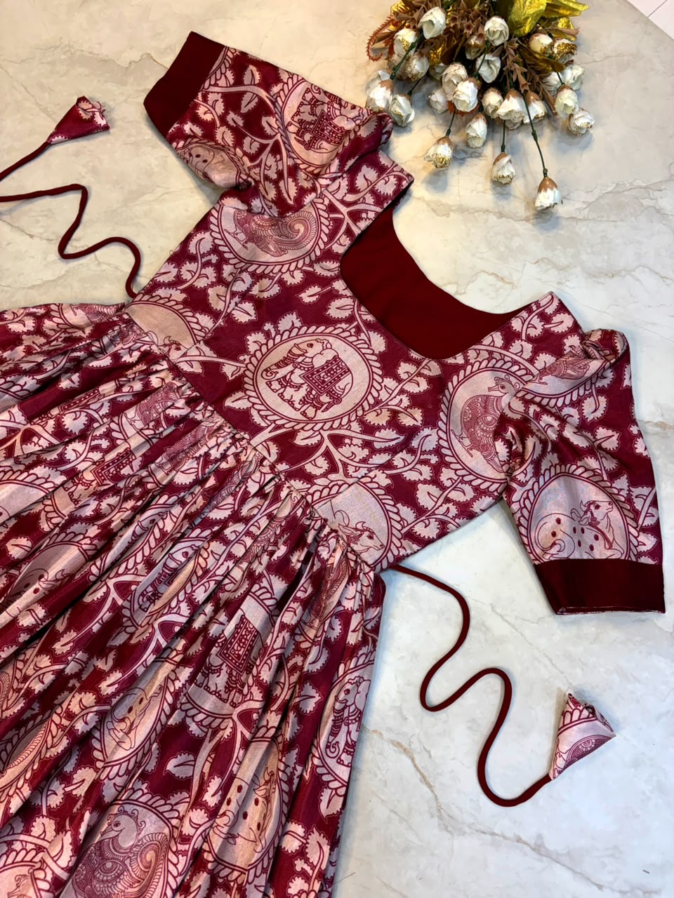 Trending kalamkari frocks