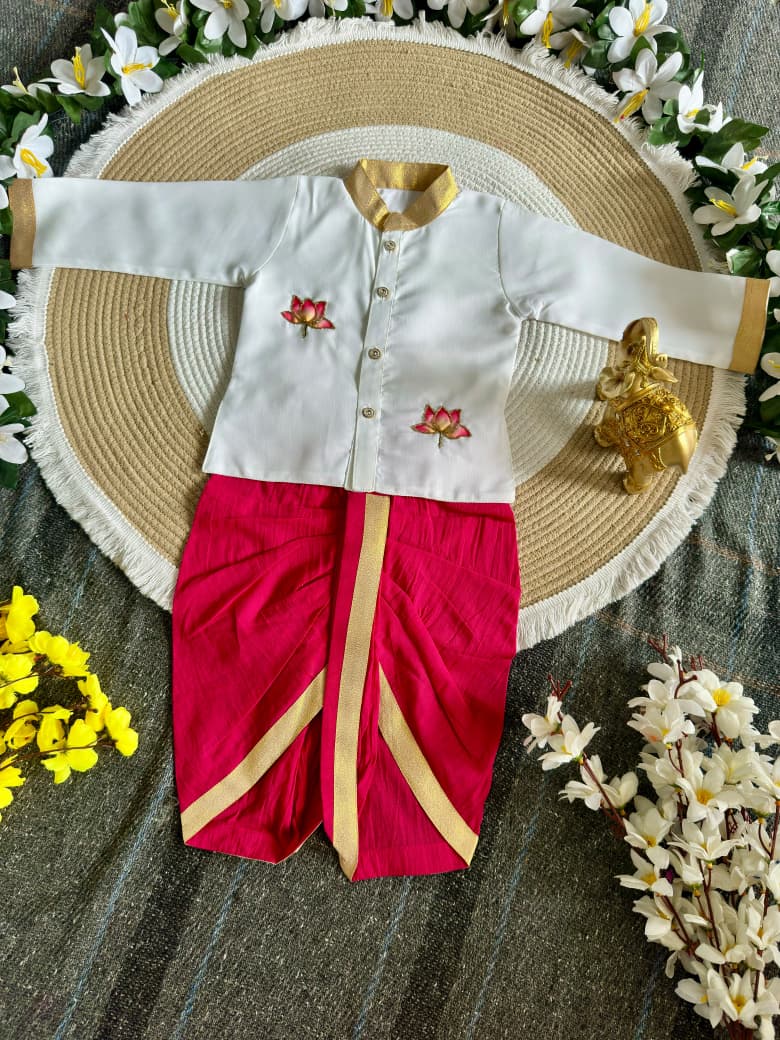 Traditional dhoti  set for kids