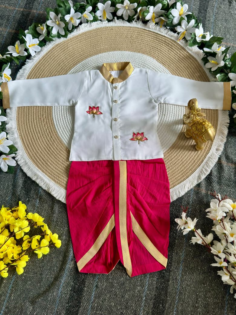 Traditional dhoti  set for kids