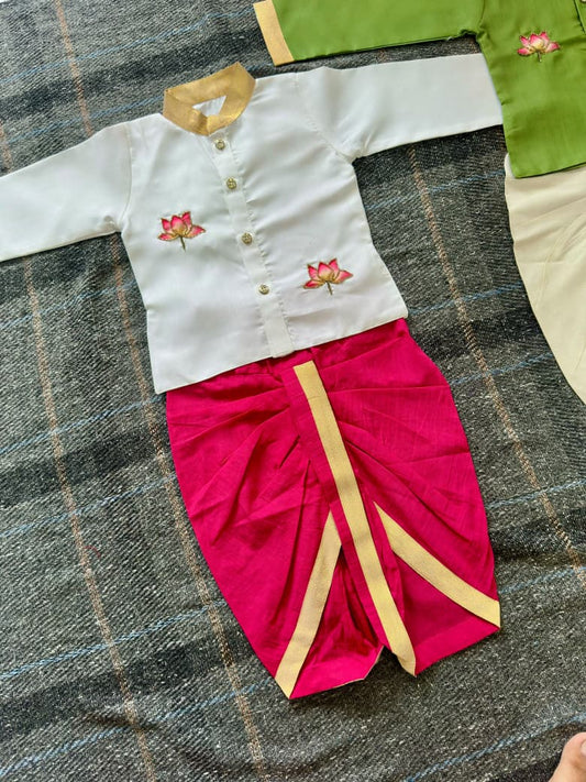 Traditional dhoti  set for kids