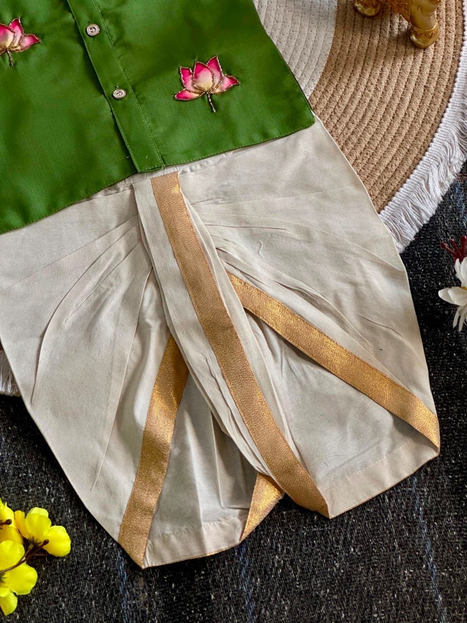 Traditional dhoti  set for kids